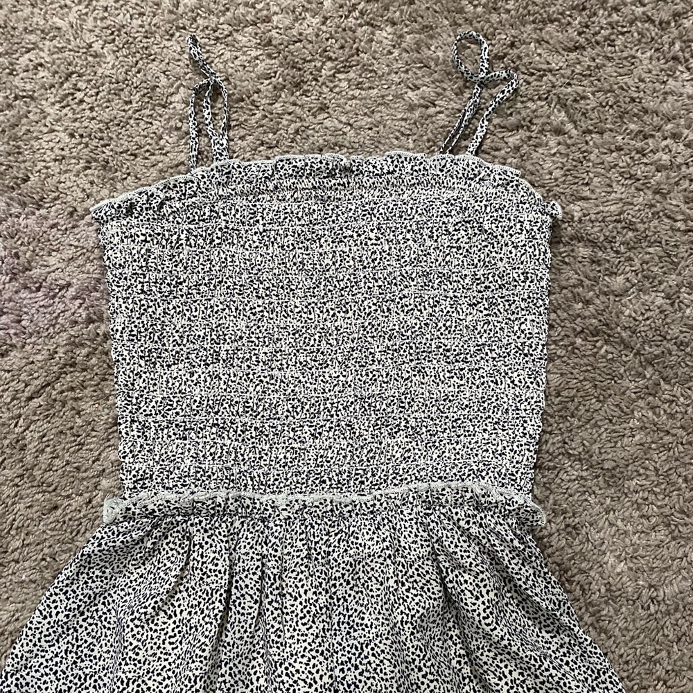 White & Black Little Dress
